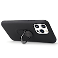 Miniatyrbillede 2 af 8: iPhone 13 Pro Max Finger Ring TPU Hybrid Case Kickstand - Black Black