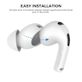 Miniatyrbillede 4 af 5: Til AirPods 3 støjreducerende ørepropper Silikonecover M White