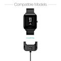 Pikkukuva 4 / 8: Amazfit Bip Lite A1915/Bip A1608 latauskaapeli 1.0M USB Black