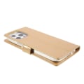 Miniatyrbillede 5 af 11: MERCURY GOOSPERY Blue Moon Wallet Case iPhone 13 Pro - Gold Gold