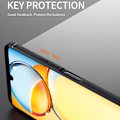 Miniatyrbild 6 av 11: För Xiaomi Redmi 13C Hybrid skal Finger Ring Metall Plåt Svart