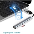Pikkukuva 2 / 11: USB C - USB-sovitin USB-C - USB 3.0 -sovitin OTG MacBook Prolle MacBook Air iPad Prolle ja muille tyypin C laitteille Black