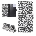 Miniatyrbilde 1 av 8: iPhone 12 Pro Max Lommebok-deksel Leopard - Hvit White