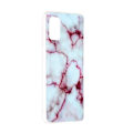 Miniatyrbillede 3 af 4: Marble Pattern IMD TPU Soft Back Case for Samsung Galaxy A41 - Style D Black