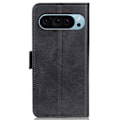 Miniatyrbillede 6 af 6: Til Google Pixel 9 Pro / Pixel 9 Telefoncover Stativ Etui - Sort Black