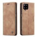 Pikkukuva 8 / 9: CASEME Retro Lompakkokotelo Samsung Galaxy A12 - Ruskea Brown