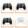 Pikkukuva 9 / 11: Gamepad Joystick Langaton peliohjain Xbox One -tietokoneelle Windows Black