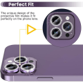 Miniatyrbillede 2 af 4: Til iPhone 15 Pro / 15 Pro Max Lens Glitter Purple