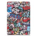 Pikkukuva 1 / 9: Apple iPad 10.2 Kolmintaitettava teline -tablettikotelo - Graffitikuvio Multicolor