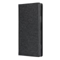 Miniatyrbild 3 av 7: Sony Xperia XZ1 Plånboksfodral Fodral Silk Skin med rem Svart