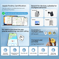 Miniatyrbild 2 av 3: Smart Global Positioning Anti-Lost Tracker GPS Locator 220mAh - Gul Gul