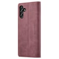 Pikkukuva 4 / 6: CASEME Retro Lompakkokotelo Samsung Galaxy A34 - Viininpunainen Red