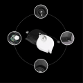 Miniatyrbillede 5 af 5: Anti-lost Smart Tracker Bluetooth 4.0 Black