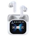 Miniatyrbilde 1 av 9: Oversetter 150 Språk Oversettelse Smart Voice Bluetooth In Ear-hodetelefoner - Hvit White