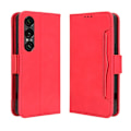 Miniatyrbilde 1 av 8: Wallet case Case Cover for Sony Xperia 1 VII Red