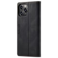 Miniatyrbilde 7 av 7: AUTSPACE A01 Lommebok-deksel iPhone 13 Pro - Svart Black
