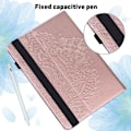 Miniatyrbild 9 av 10: Apple iPad 10.9 2022 Vikbart fodral korthållare Blommor - Rose Gold Rosa guld