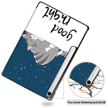 Miniatyrbild 7 av 8: Slim Fit Cover Fodral Till Samsung Galaxy Tab S9 FE - Cat multifärg