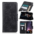 Miniatyrbillede 1 af 7: Crazy Horse Wallet Stand Case for Google Pixel 5a - Black Black