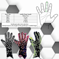 Miniatyrbillede 5 af 5: 1 par Tykke Latex Palm Målmandshandsker Anti-Slip fodboldtræning - størrelse 8 Green