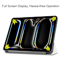 Miniatyrbild 3 av 8: Till iPad Pro 11 (2024) Slim fit tri-fold fodral - Vit Vit