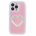Miniatyrbillede 6 af 6: Til iPhone 15 Pro Max Cover Shell TPU 3D - effekt hjerteform Multicolor