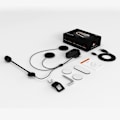 Miniatyrbild 8 av 8: BE6 MC Motorcykel Skidhjälm Bluetooth Intercom Trådlös - Svart Svart