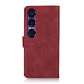 Pikkukuva 3 / 7: KHAZNEH Sony Xperia 1 VII Case lompakkokotelolle Shell Phone Case Red