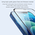 Miniatyrbillede 3 af 7: AMORUS For iPhone 16 Pro Max Skærmbeskytter Glas 2stk Transparent