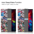 Pikkukuva 4 / 8: Kolminkertainen jalustan kansi Lenovo Tab P11 Pro TB-J706F - Graffiti Multicolor