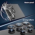 Miniatyrbillede 3 af 7: ENKAY Til Samsung Galaxy S24 Ultra Kamera Linsebeskytter Aluminiumslegering + Hærdet Glas Black
