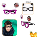 Pikkukuva 5 / 6: Halloween-lasit juhlapukukoristelu - Kara + silmämuna Purple