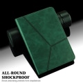 Miniatyrbillede 7 af 11: Til iPad 10.2 (2021)/(2020)/(2019) Almindeligt PU-læder tabletcover Green