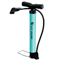 Miniatyrbilde 1 av 9: 120PSI Sykkelpumpe Luftinflator Vei MTB Sykkel Dekk Blue one size