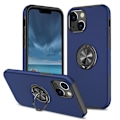 Miniatyrbild 7 av 7: iPhone 14 Plus Hybrid skal med Finger Ring - Blå Blå