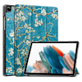 Miniatyrbilde 1 av 7: Tri-fold Stativveske for Samsung Galaxy Tab A9 8.7\" - Blomst Multicolor