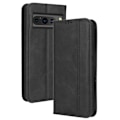 Pikkukuva 1 / 7: Lompakkoteline Käännettävä Puhelinkotelo Google Pixel 8 Pro - Musta Black