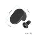 Pikkukuva 5 / 5: Skootteriin Xiaomi 4 Pro / 4 Lite takalokasuojan ABS ripustuskoukku Black
