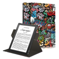 Miniatyrbild 4 av 9: Fodral läsplatta Till PocketBook InkPad Lite PB970 - Graffiti Blå
