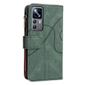 Miniatyrbillede 7 af 10: KT Multi-function Series-5 For Xiaomi 12T / 12T Pro Phone Case - Green Green