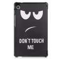 Miniatyrbillede 5 af 6: Tri-fold Stand Case for Huawei MatePad T8 - Do not Touch Me Black
