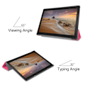 Pikkukuva 5 / 8: Tri-fold Stand Cover for Lenovo Tab E10 - Rose Multicolor