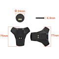 Miniatyrbillede 5 af 9: Til Razer Deathadder V2 Pro Mouse Opladningsdock med kabel Black