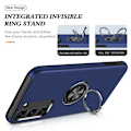 Miniatyrbillede 7 af 7: Samsung Galaxy S23+ Fingerring Kickstand Hybrid Taske - Blå Blue