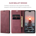Pikkukuva 4 / 8: CASEME Retro Lompakkokotelo iPhone 15 Pro Max - Punainen Red