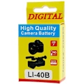 Miniatyrbilde 5 av 5: LI-40B / 42B Batteri for Olympus FE20 / FE320 osv White