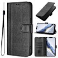 Miniatyrbillede 4 af 8: Til Motorola Edge 60 5G / 60 Fusion 5G Etui Pung Stand Retrostruktur Black