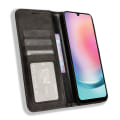Miniatyrbillede 2 af 7: Wallet Stand Flip-telefonetui til Samsung Galaxy A25 - Sort Black