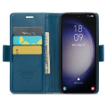 Miniatyrbild 6 av 7: CASEME Plånboksfodral Samsung Galaxy S24 - Blå Blå