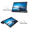Miniatyrbillede 2 af 8: Trifoldet stativetui til Lenovo Tab M10 FHD REL TB-X605FC - Starry Sky Black